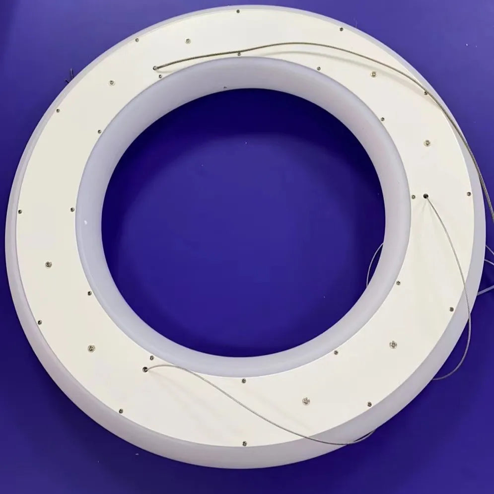 Afralia™ Cloud Pendant Light: Nordic Minimalist Doughnut Chandelier for Living Room & Kid's Bedroom