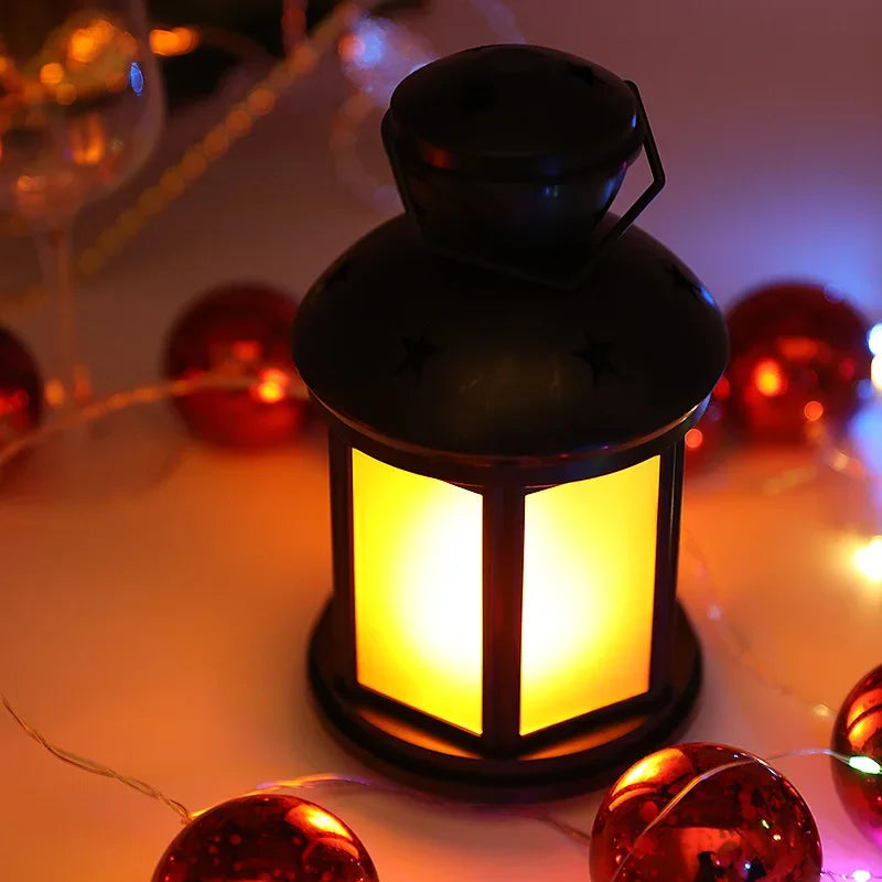 Afralia™ Retro Flame Camping Lamp: Multifunctional LED Light for Outdoor Adventure