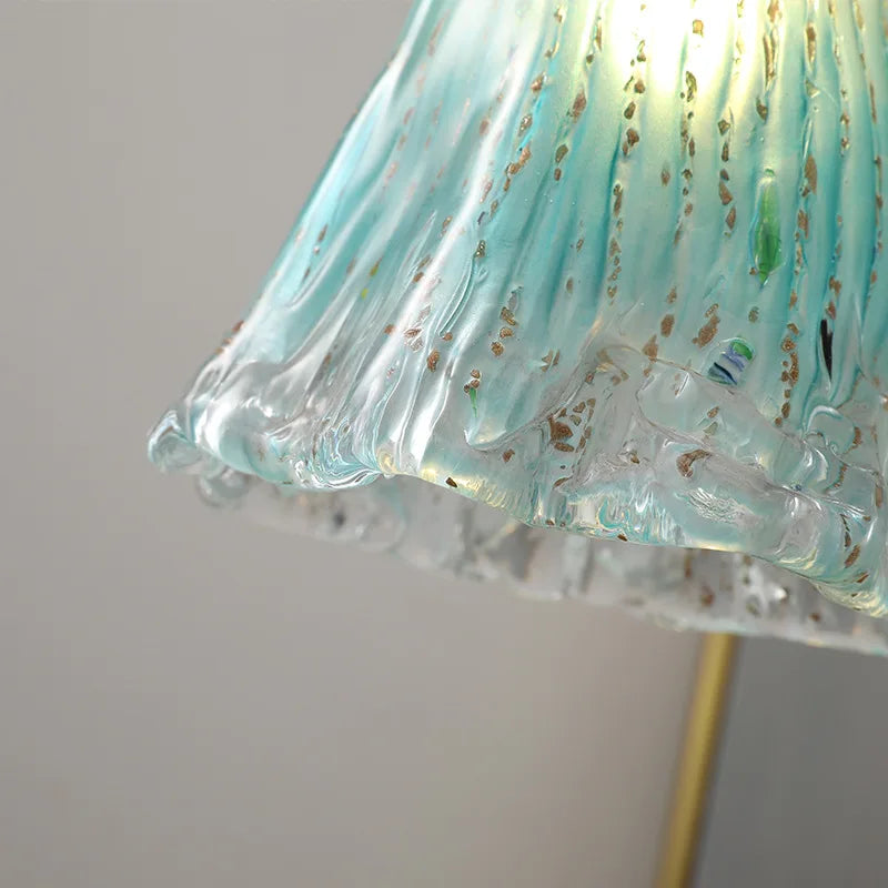 Afralia™ Glass Copper LED Pendant Lights - Modern Home Decor Hanging Lamp