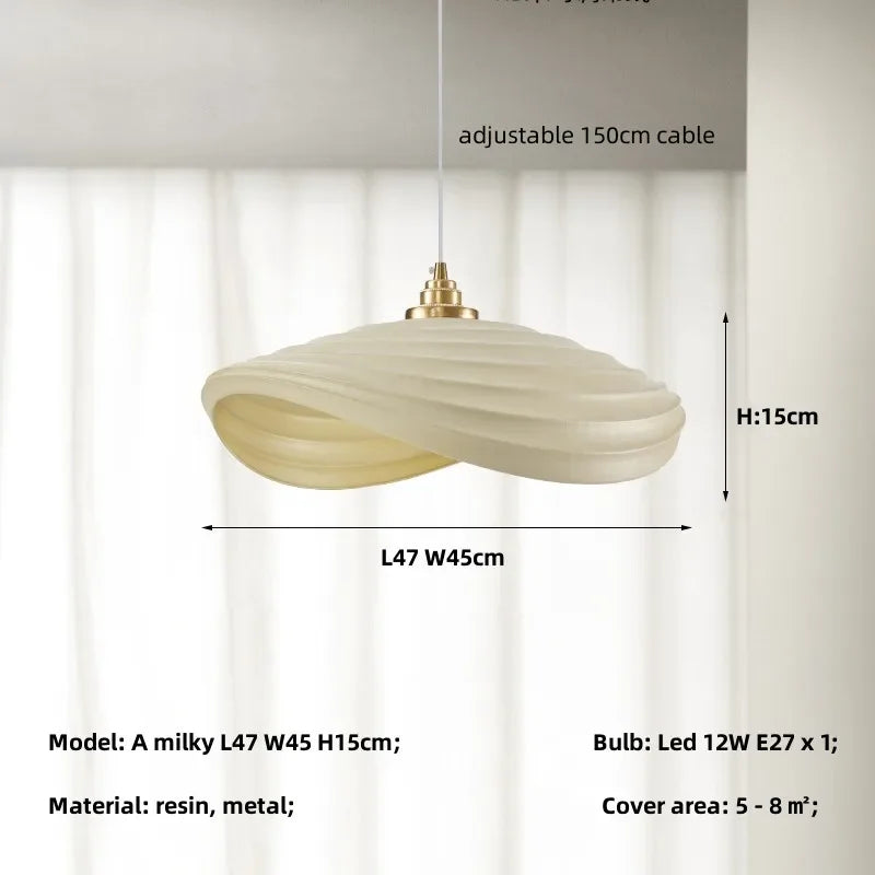 Afralia™ Minimalist Resin Pendant Lights for Dining Room, Bar, and Kitchen