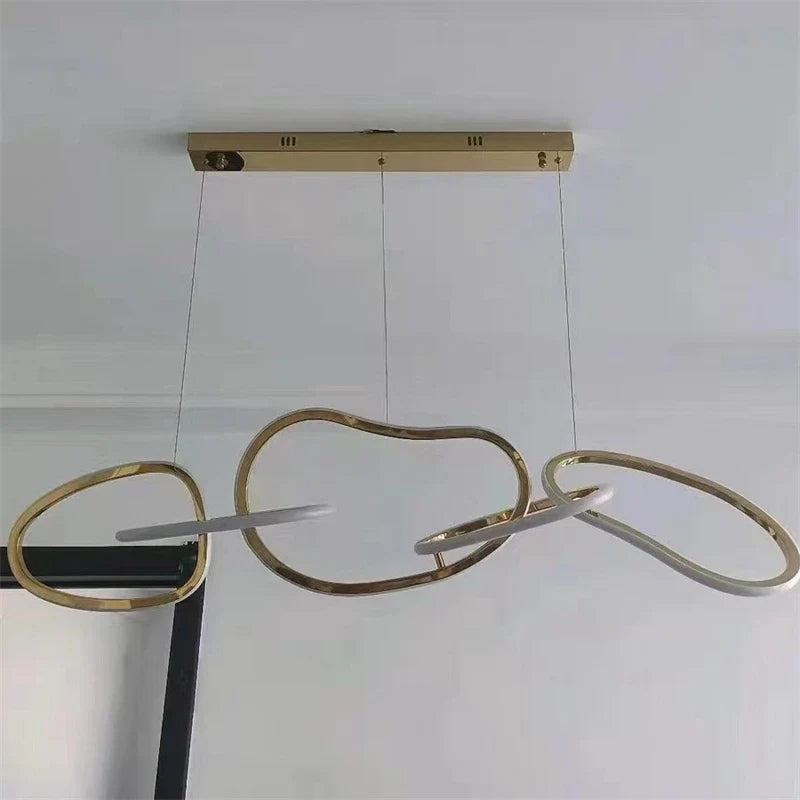 Afralia™ Minimalist Chandelier Lighting for Dining Room & Restaurant Décor