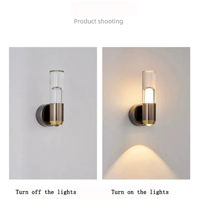 Nordic Rotatable Wall Lamp | Luxury Modern Bedroom Light by Afralia™