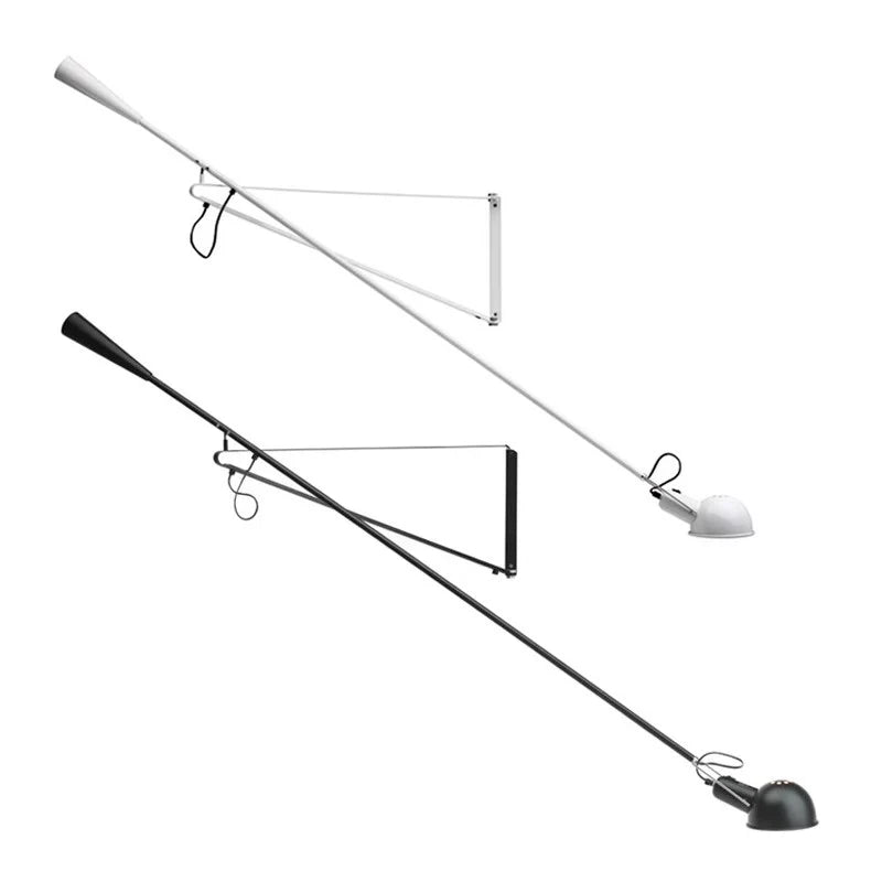 Afralia™ Adjustable Long Arm Wall Lamp for Personalized Nordic Style