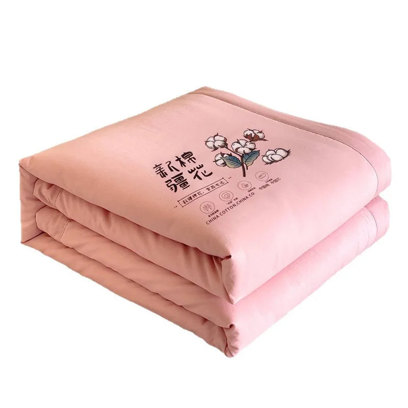 Afralia™ Summer Cooling Blanket: Soft, Lightweight, Breathable Cotton Quilt for Bed Comfort