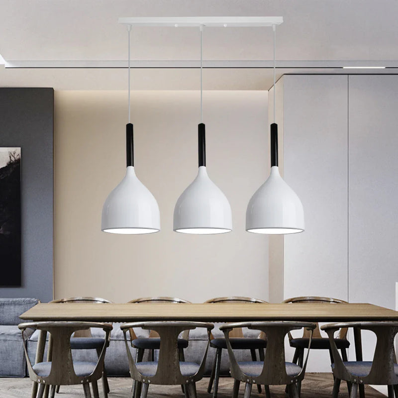 Afralia™ Sleek LED Pendant Lamps - Modern Loft Chandeliers for Home Decor and Lighting Fixtures