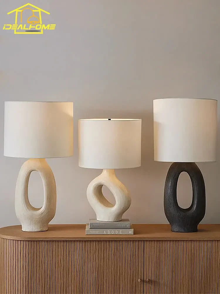 Afralia™ Modern Resin LED Table Lamp for Living Room, Bedroom, Coffee Tables