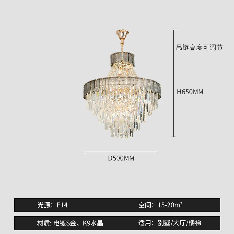 Afralia™ Shell Art Color Chandelier Luxury Lighting for Living & Dining Rooms