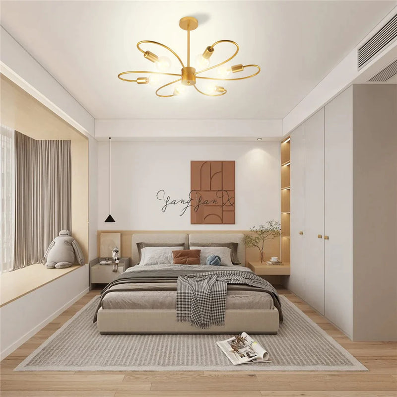 Afralia™ LED Branches Chandelier for Living Room Bedroom Kitchen Lighting