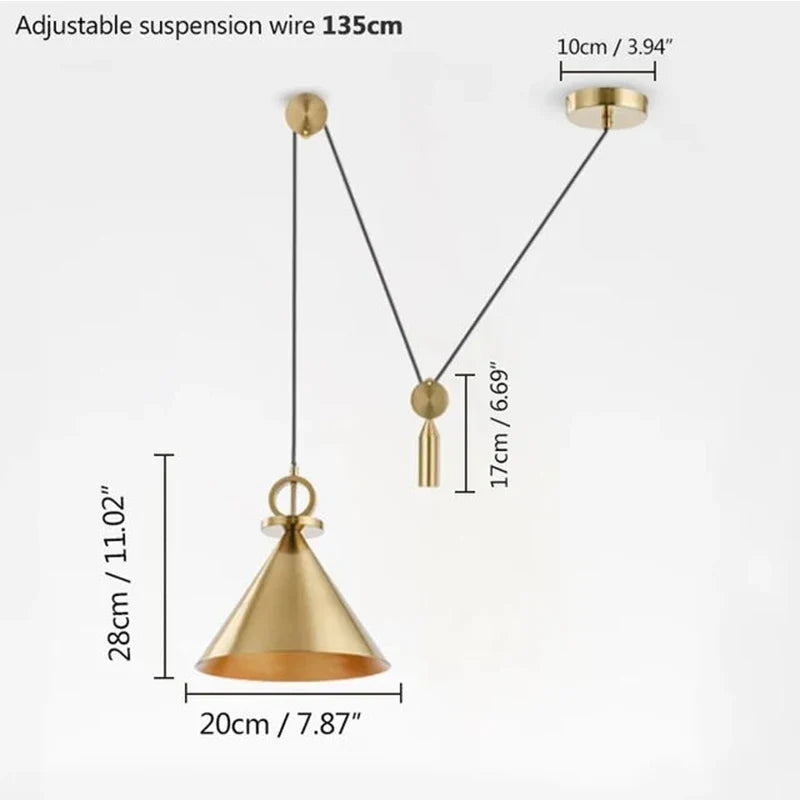 Afralia™ Adjustable Linear Pendant Lights for Home, Bar & Restaurant Decor