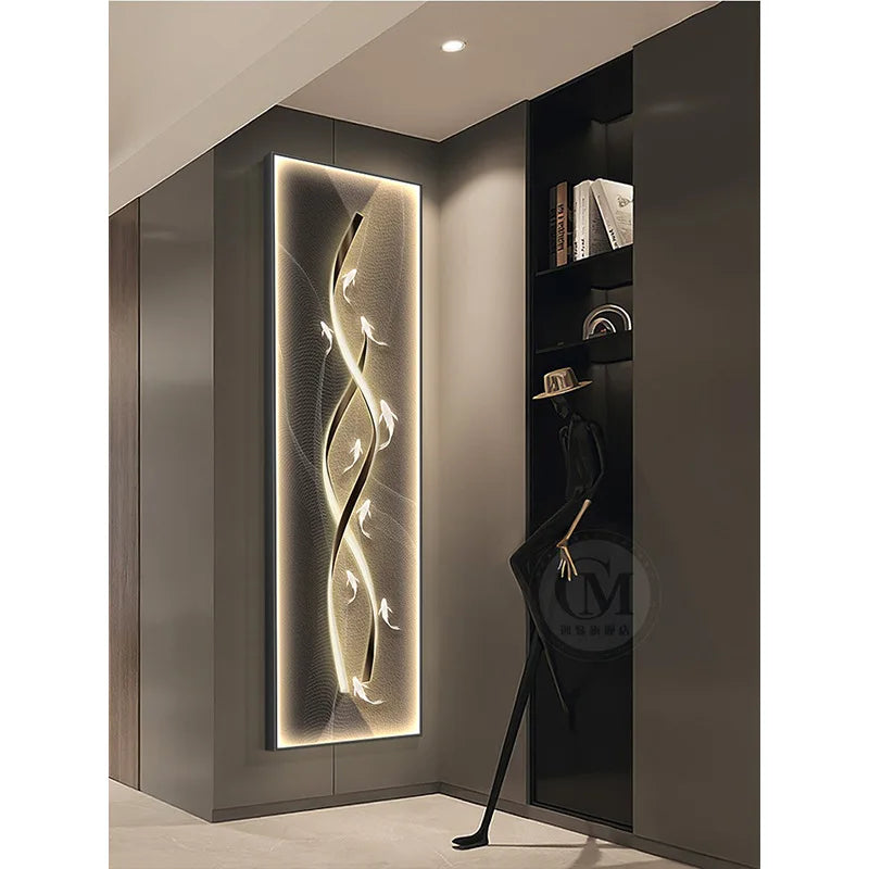 Afralia™ Dimmi Modern Abstract Wall Lamp for Living Room Bedroom Dining Room