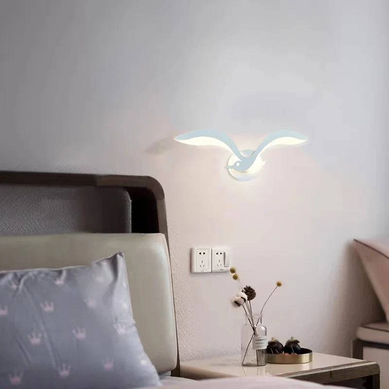 Afralia™ LED Jellyfish Wall Sconce Light for Modern Indoor Living Room Bedroom Stair Lamp