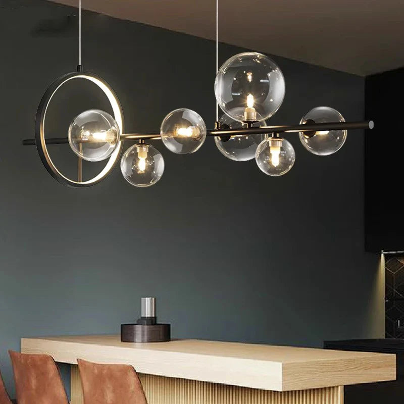 Afralia™ Modern LED Pendant Light Chandeliers for Living Room Dining Room Indoor Lighting