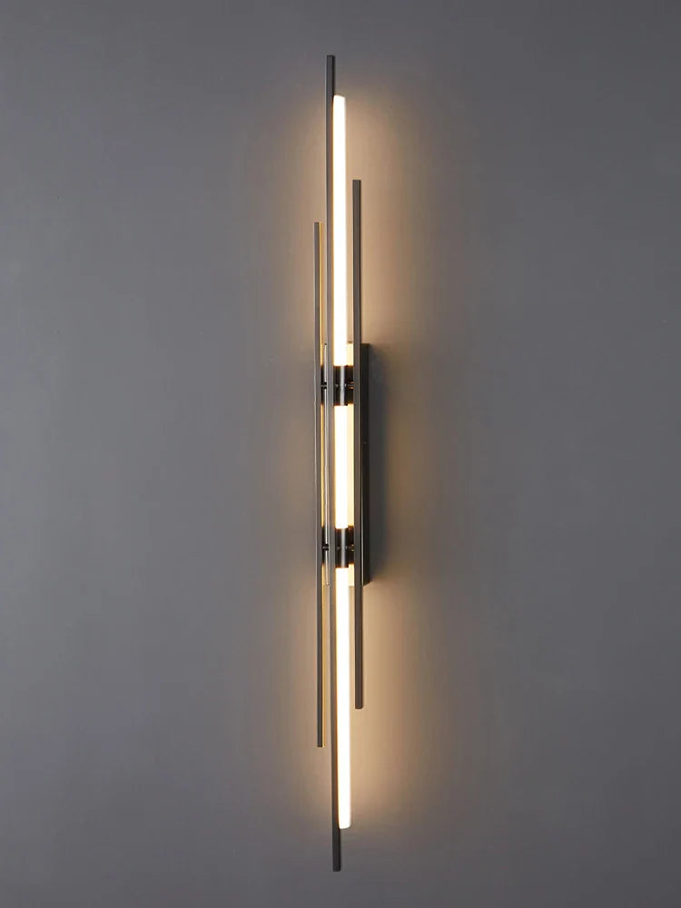 Afralia™ Copper Wall Lamp: Minimal Modern Design for Bedside, Living Room, Restaurant, Stairway