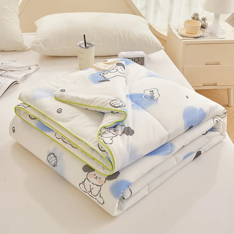 Afralia™ Summer Chill Quilt: Soft, Silky & Breathable Cooling Comforter