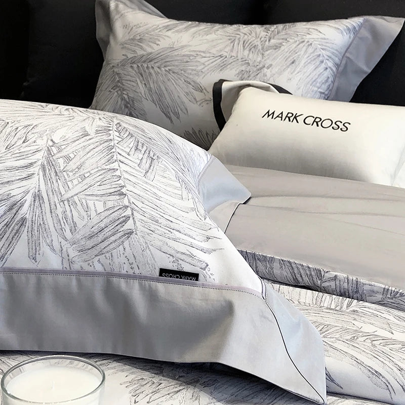 Afralia™ Egyptian Cotton Bedding Sets: Queen King Ru Sizes - Luxe Bed Linens