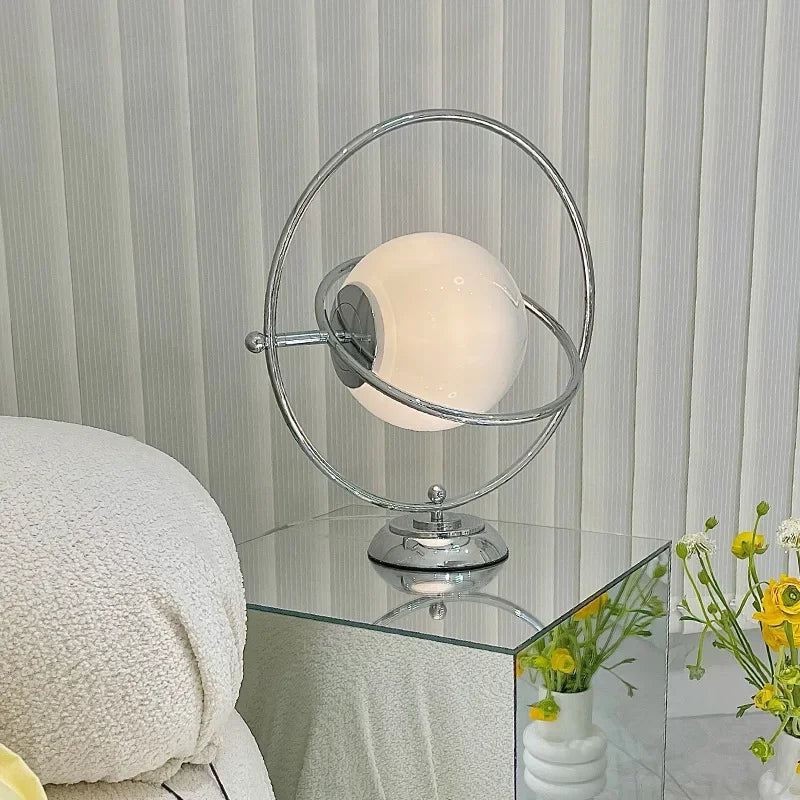 Afralia™ Rotating Planet Table Lamp for Bedroom and Living Room