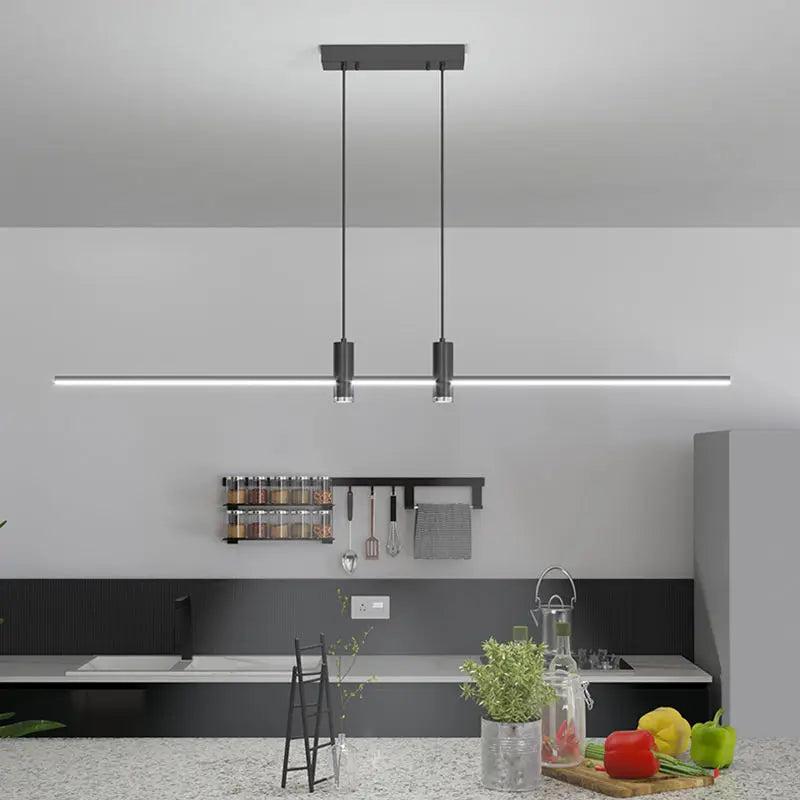 Afralia™ Modern LED Suspension Pendant Lamp for Kitchen, Dining, and Restaurant Decor