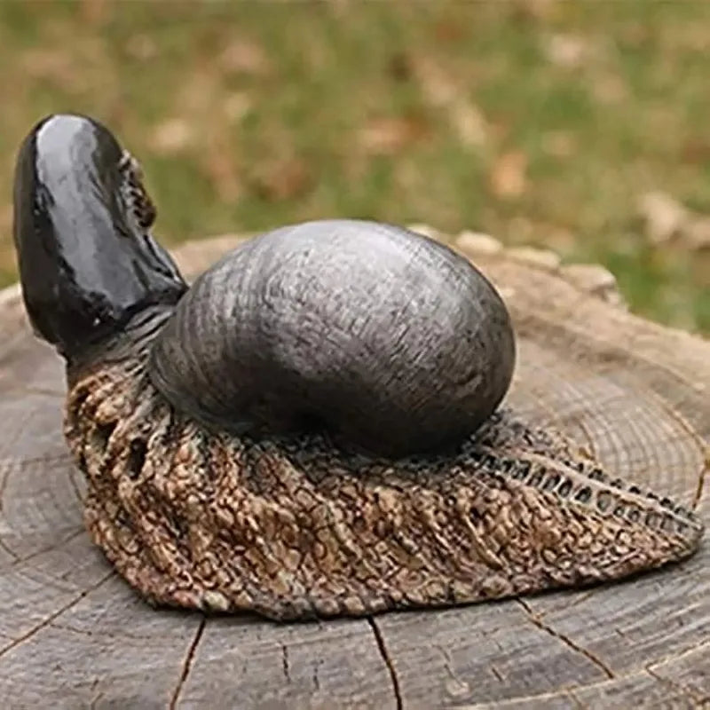 Afralia™ Evil Snail Resin Statue: Unique Home Office & Garden Decor