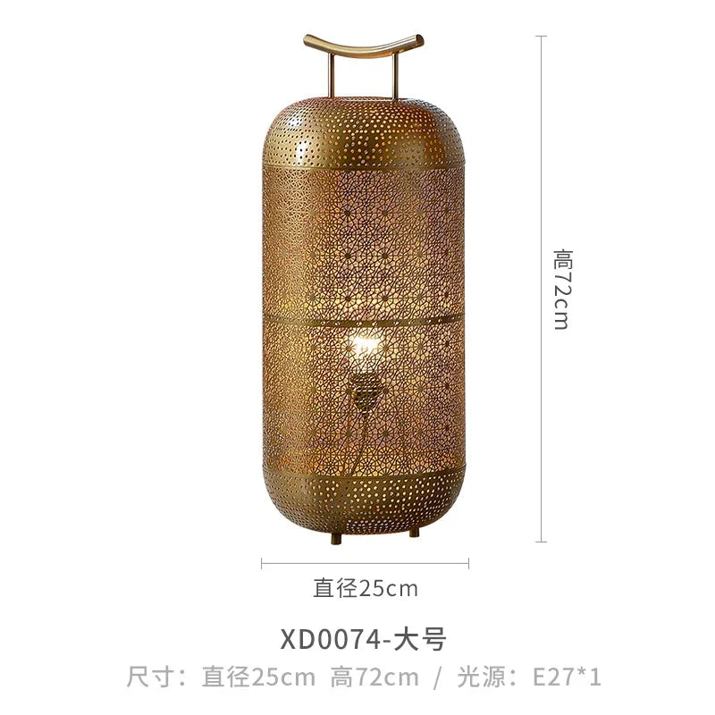 Afralia™ Chinese Zen Art Birdcage Pendant Light for Restaurant Tea Room