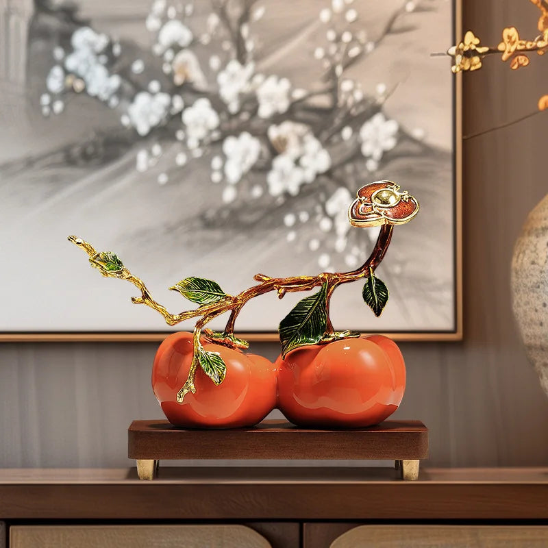 Persimmons Ornaments Home Decor Living Room Porch Cabinets Housewarming Gift Afralia™