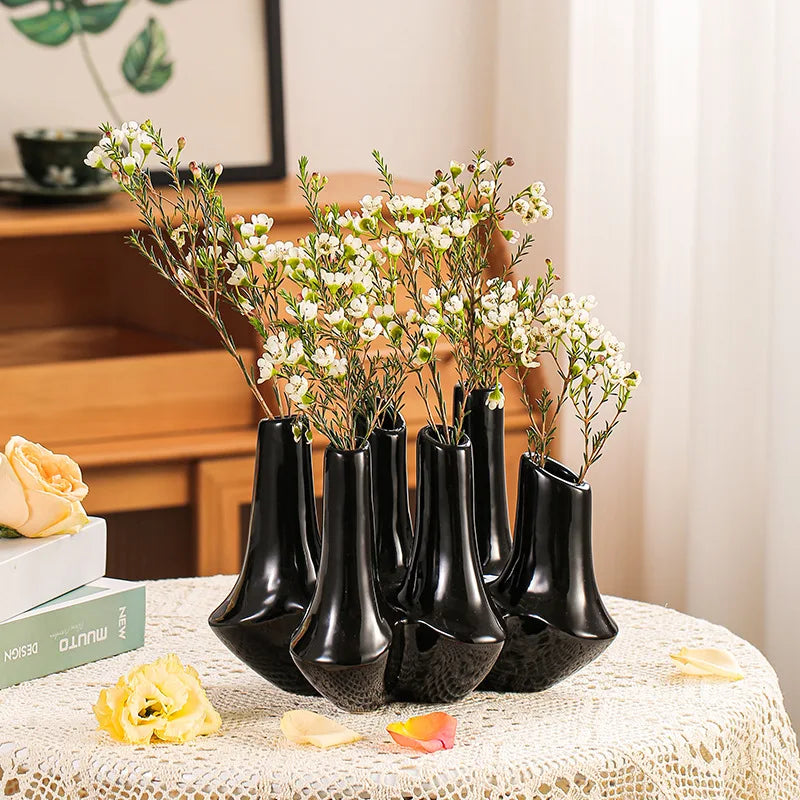 Afralia™ Ceramic Coral Reef Vase for Home Decor & Flower Arrangement