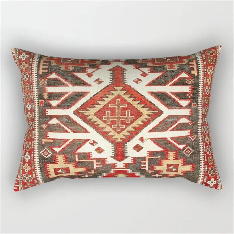 Afralia™ Moroccan Style Pillowcase - Retro Persian Design for Home Decor