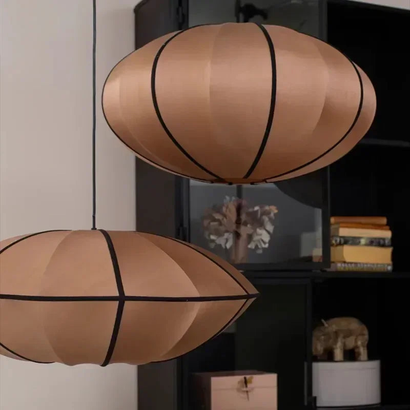 Afralia™ Japanese Umbrella Pendant Lamp - LED Ceiling Lantern for Living Room Bedroom Office