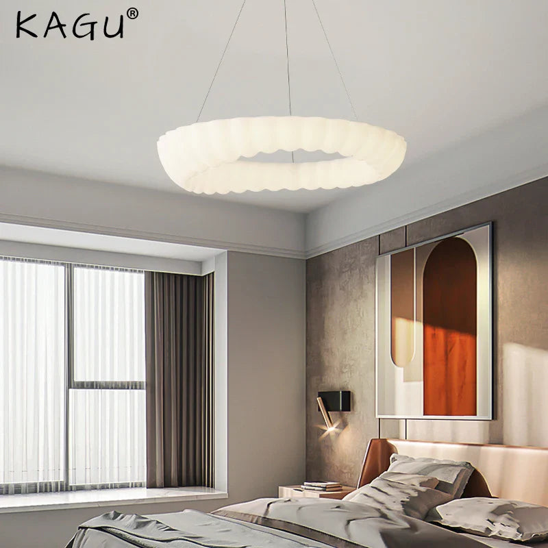 Afralia™ Modern Luster Chandelier with Backlight Effect for Living Room, Bedroom, Dining Room