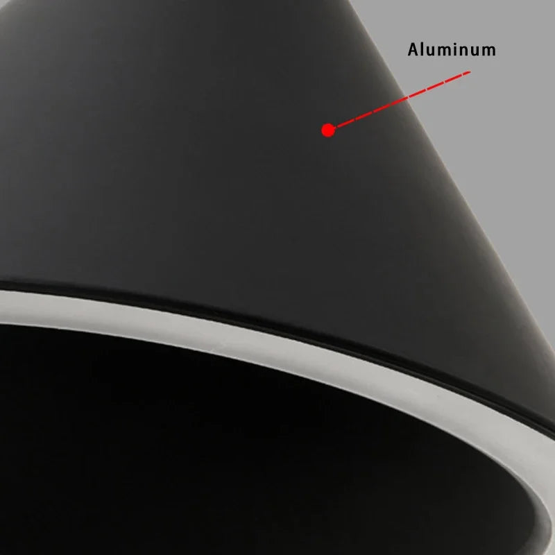 Afralia™ Modern Black & White Pendant Lamps for Kitchen, Living, Dining Room, Bar - LED Hanging Fixture