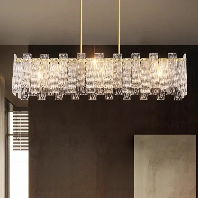 Afralia™ LED Chandelier Ceiling Lamp for Living Room - Bedroom & Indoor Lighting Fixtures