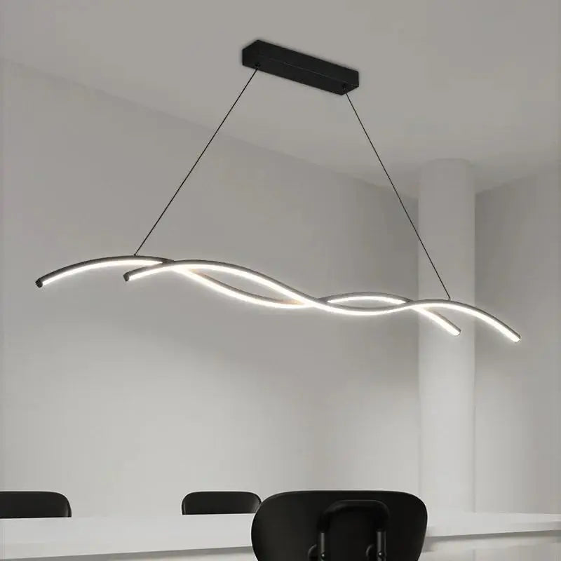 Afralia™ Modern LED Pendant Lights | Stylish Chandelier for Living and Dining Rooms