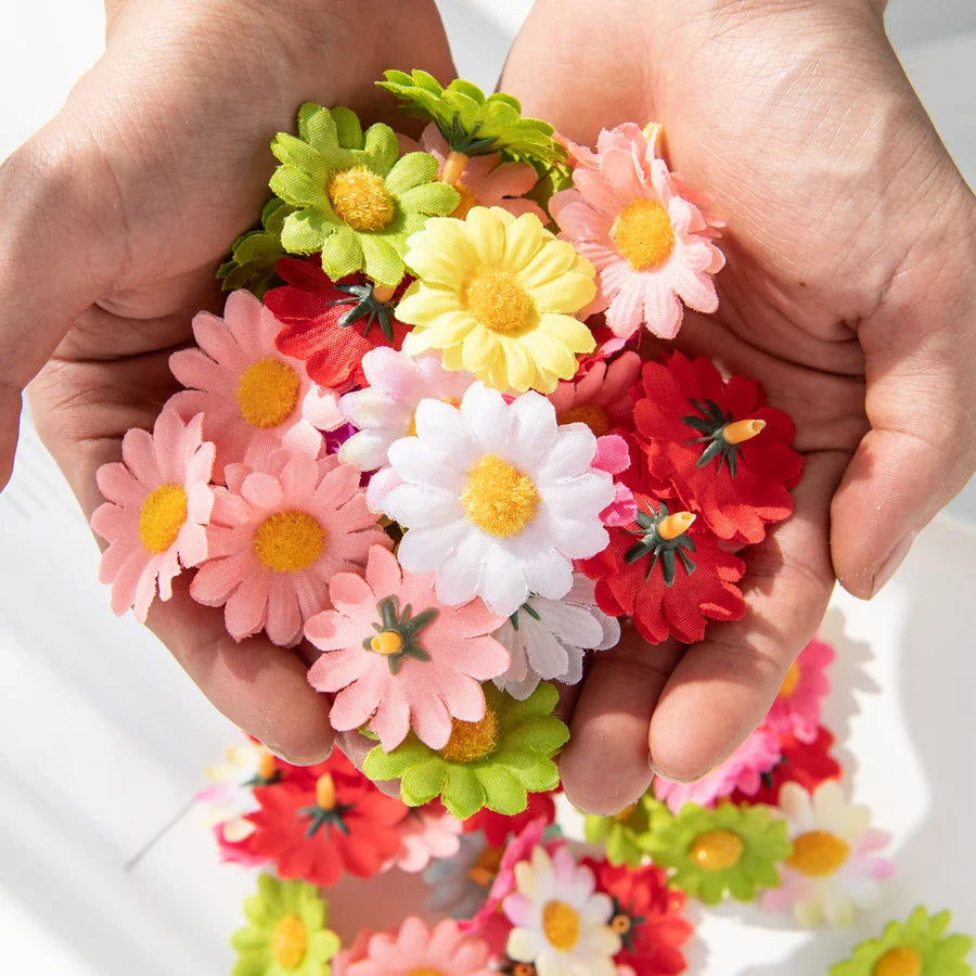 Afralia™ Silk Daisy Flowers: Wedding Party Home Decoration Sunflowers
