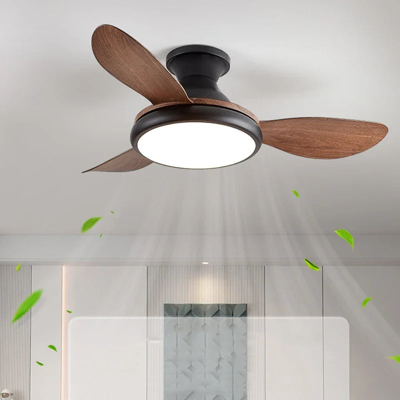 Afralia™ LED Ceiling Fan Lights for Children's Bedroom and Dining Room