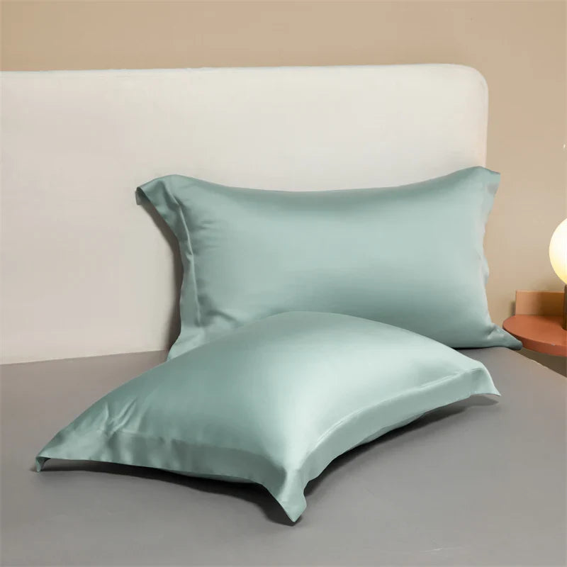 Afralia™ Egyptian Cotton Pillowcase Set - Solid Color Pillow Shams Covers