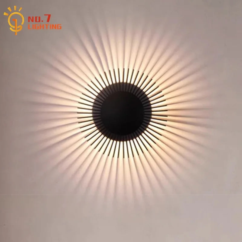 Afralia™ LED Aluminum Wall Lamp: Modern Minimalist Art Decor for Living Bedroom Hotel