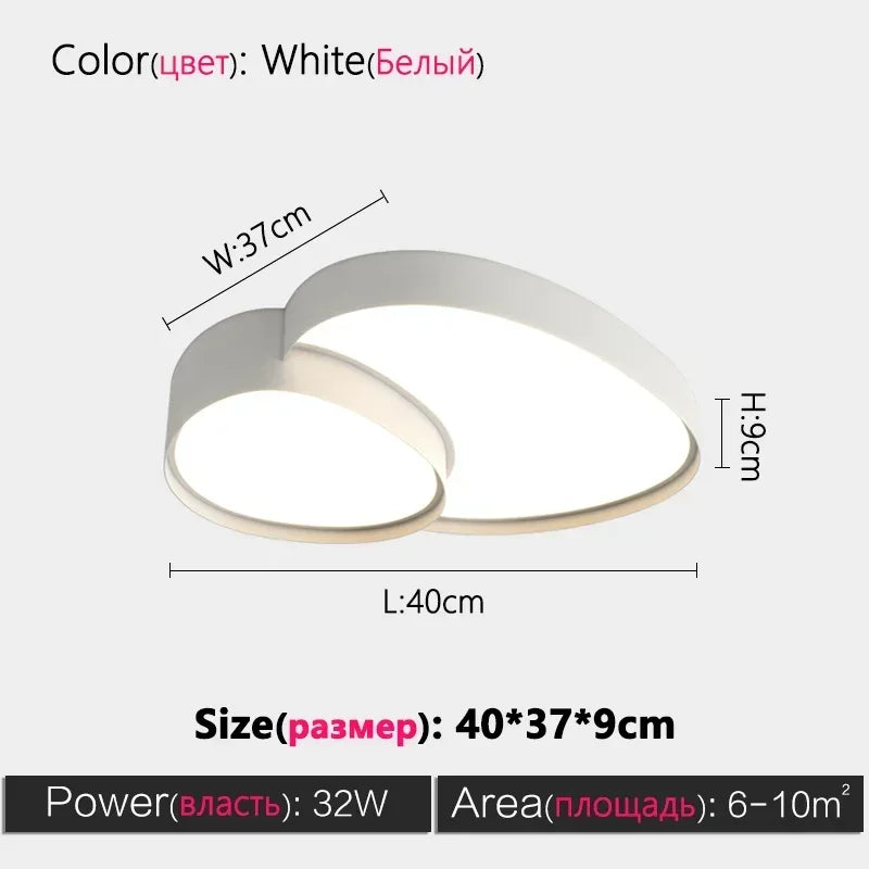 Afralia™ Modern Simplicity LED Ceiling Lamp for Home Décor in Living Room, Kitchen, Bedroom