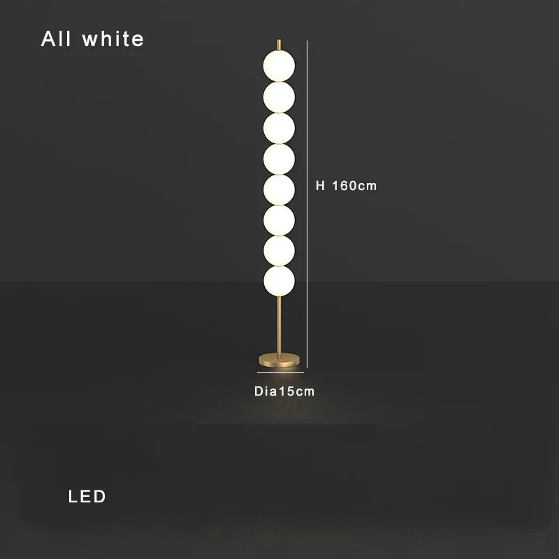 Afralia™ Modern LED Floor Lamp for Home Decor Standing Light for Sofa, Easy Install