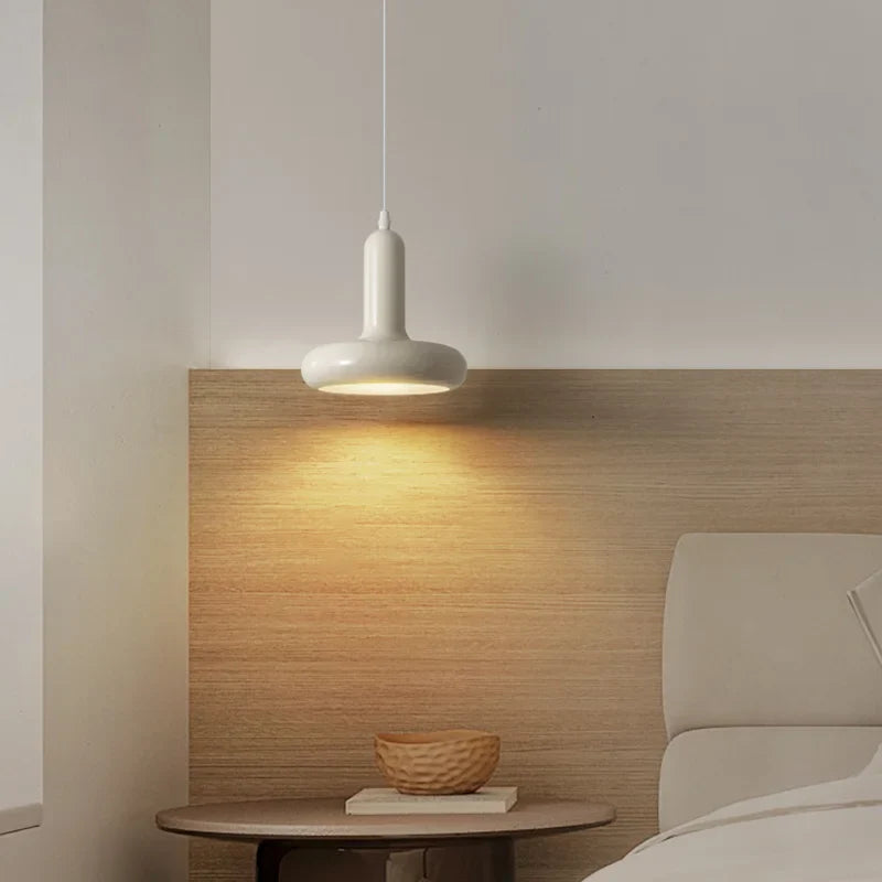 Afralia™ Retro Bauhaus Pendant Chandelier for Dining Bar Table Lamp, White Medieval Design