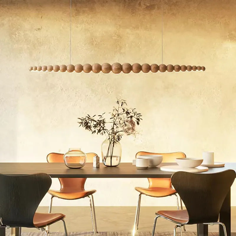 Afralia™ LED Linear Pendant Lights for Kitchen Dining Living Room Office