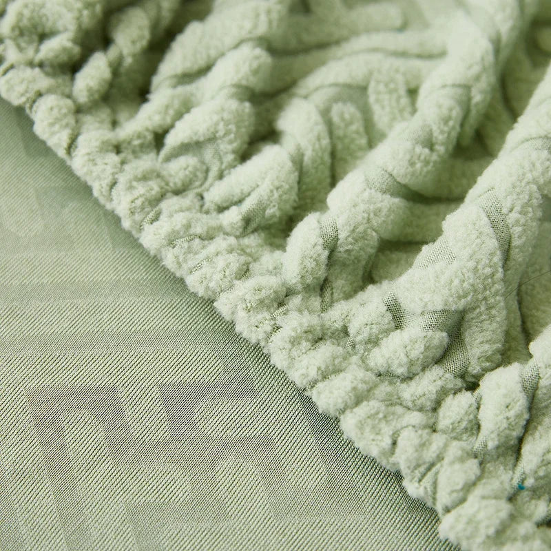 Afralia™ Velvet Sofa Cover Protector Polar Fleece Stretch Slipcovers