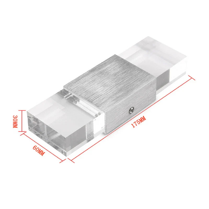 Afralia™ Crystal Shade LED Wall Light for Bathroom, Corridor, and Stairs