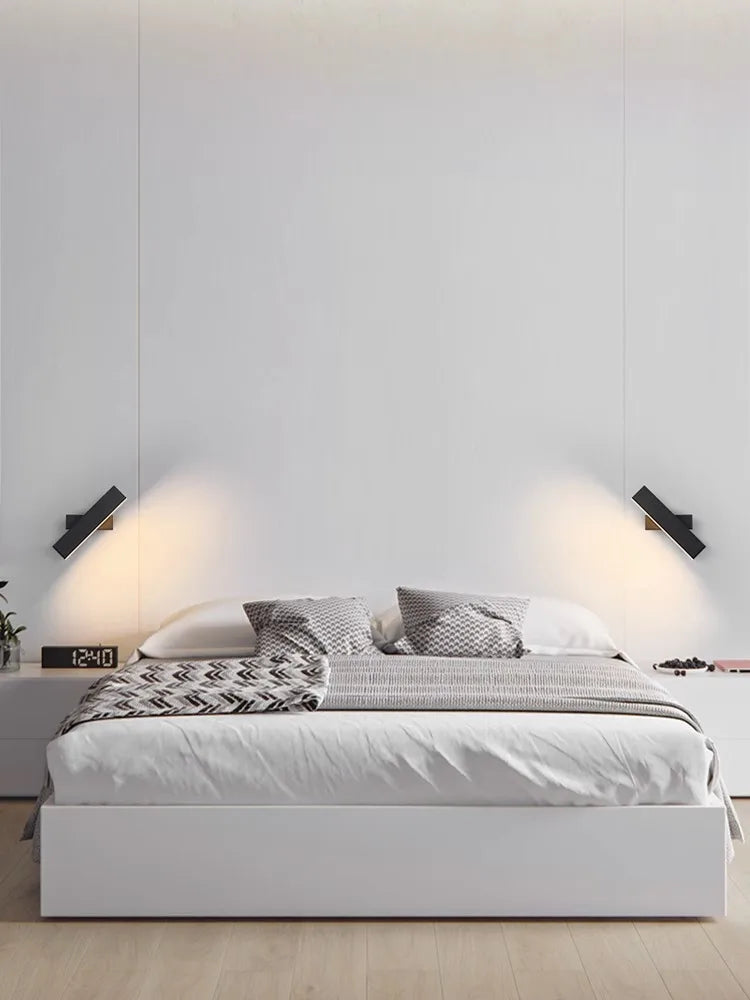 Afralia™ Rotatable LED Wall Lamp: Sleek Nordic Design for Bedroom, Living Room, Background Lighting