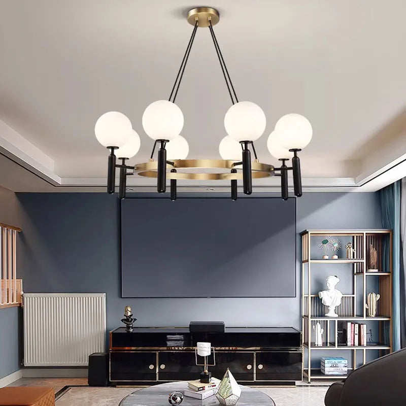 Afralia™ Modern LED Pendant Chandeliers for Living & Dining Room Lighting