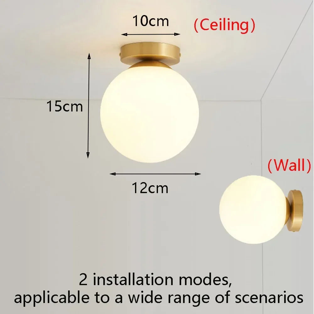 Afralia™ Nordic LED Wall Lamp Postmodern Staircase Bedroom Bedside Light