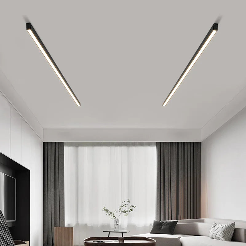 Afralia™ Modern LED Ceiling Light with Dimming for Living Room, Bedroom, Dining, Aisle