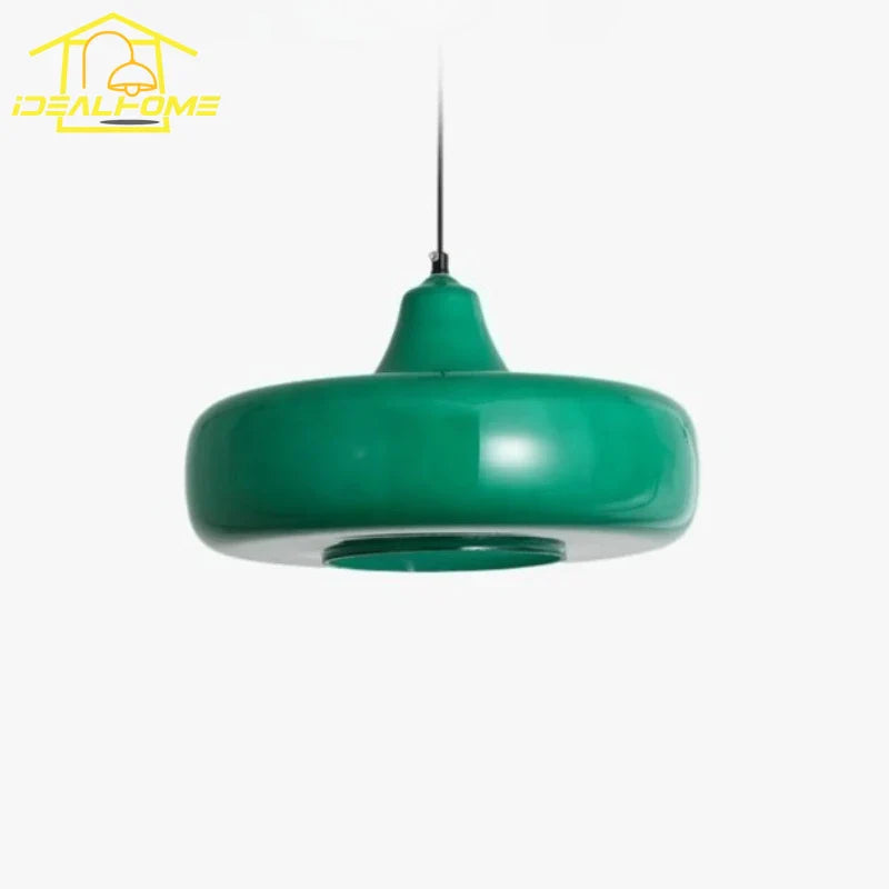 Afralia™ Glass Pendant Lights LED E27 Minimalist Hanging Lamp for Dining Room