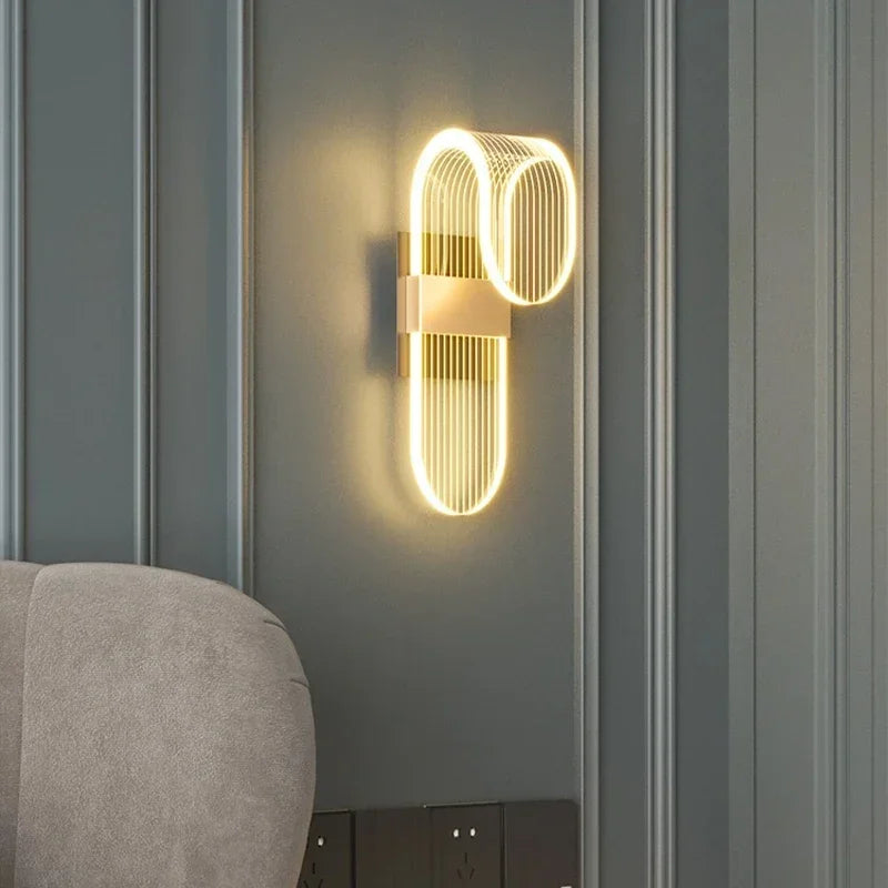 Afralia™ Acrylic Lustre Chandelier for Living Room, Bedroom, Kitchen - Hanging Ceiling Lamps