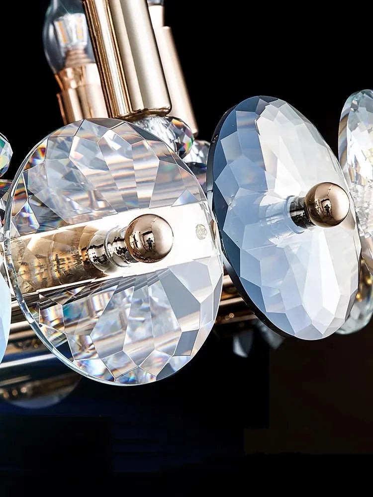 Afralia™ Crystal Living Room Chandelier: Luxury European Designer Lighting Fixtures