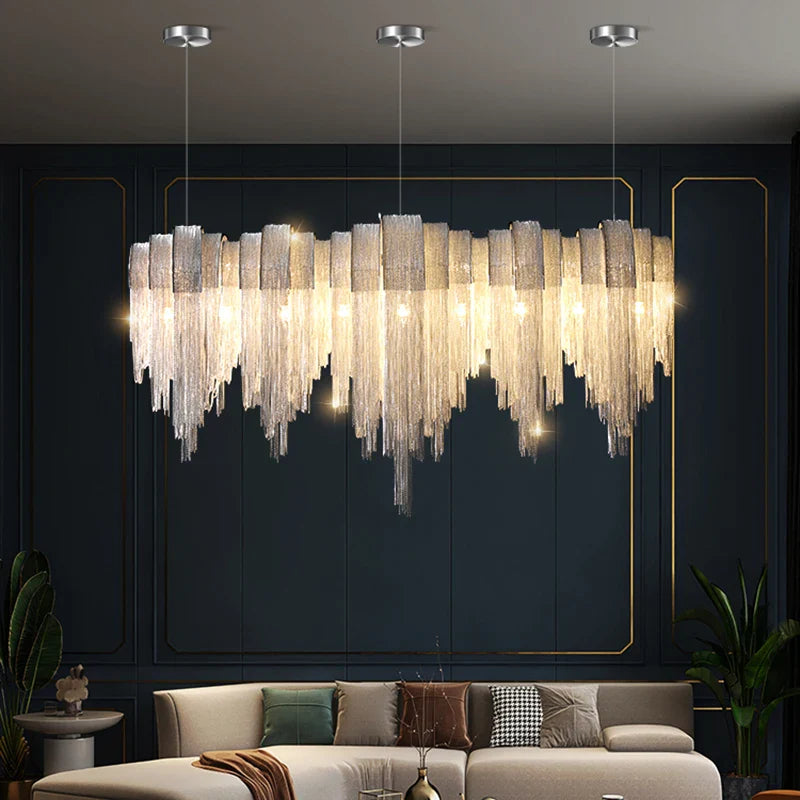 Afralia™ Modern Pendant Chandeliers Dining Room Hanging Ceiling Lamps Indoor Lighting