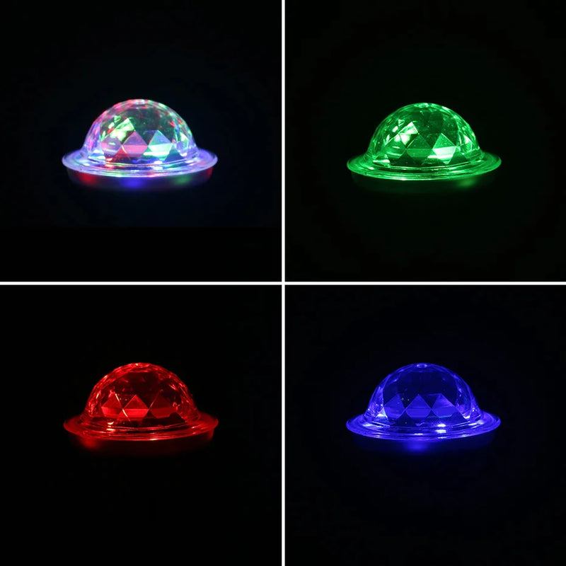 Afralia™ USB Disco Ball Light: Party Strobe DJ Sound Active Magic Effect Lamp